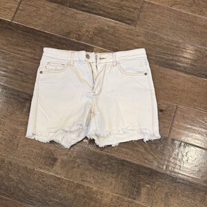 Judy Blue Women's Cream Jean Shorts